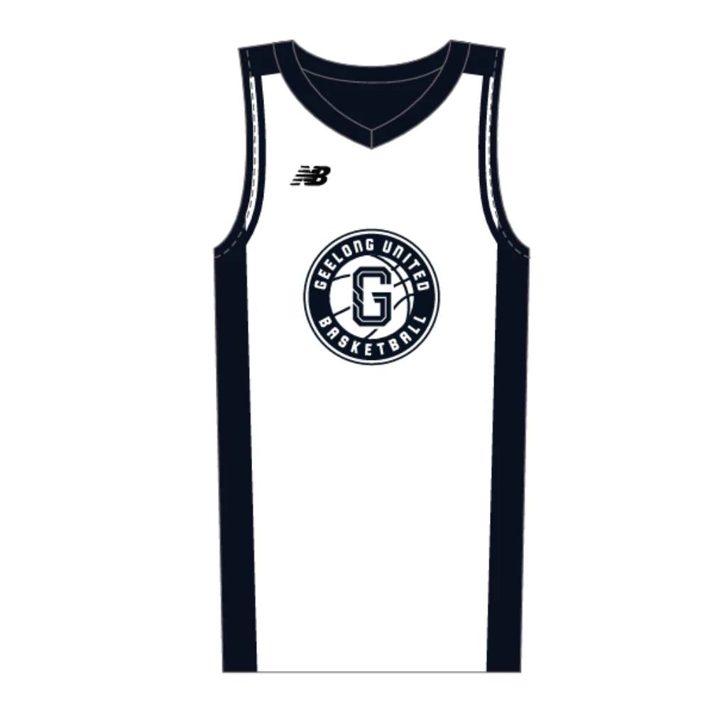 Geelong United Basketball | PRE-ORDER | NB Unisex Reversible Basketball Training Singlet - 2026 *COMPULSORY* - Image 3