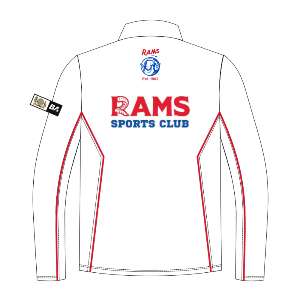 Gepps Cross CC | Unisex LS Playing Polo - White - NEW - Image 2