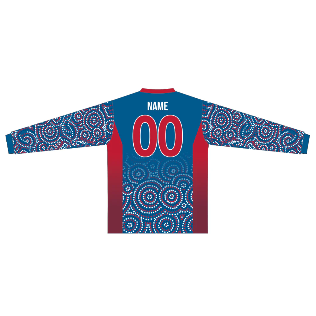 Gepps Cross FC | Indigenous Training / Warm Up Tee - Long Sleeve - Image 2