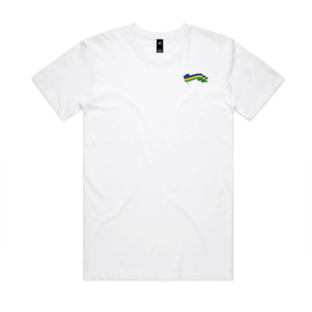 Golden Grove FC | PRE-ORDER | Flag Tee  - White