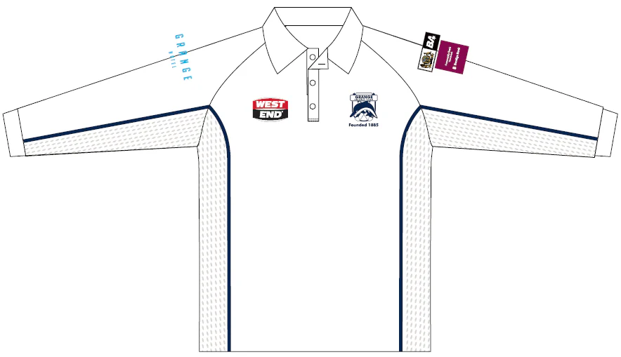 Grange Cricket Club | PRE ORDER | - Seniors Playing Polo LS