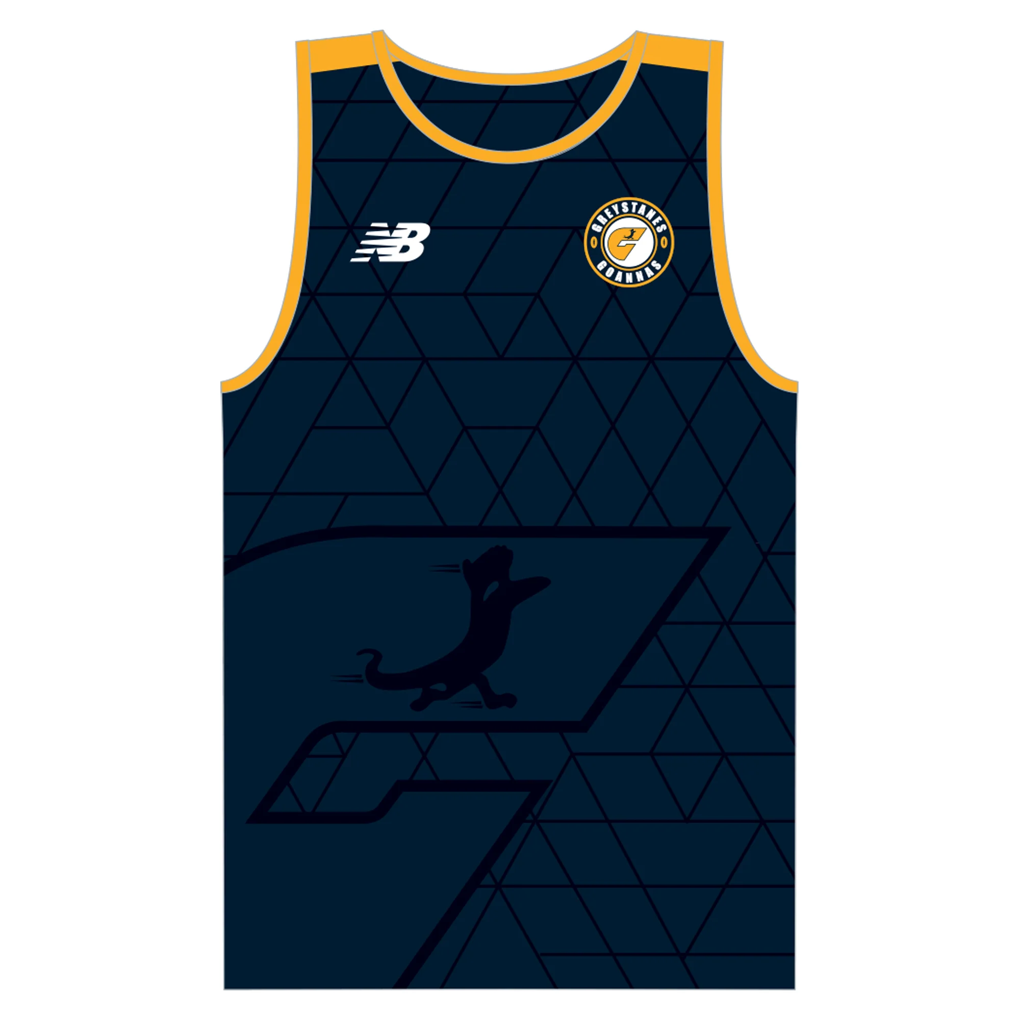 Greystanes Goannas AFC | PRE-ORDER | Junior - New Balance Unisex Training Singlet
