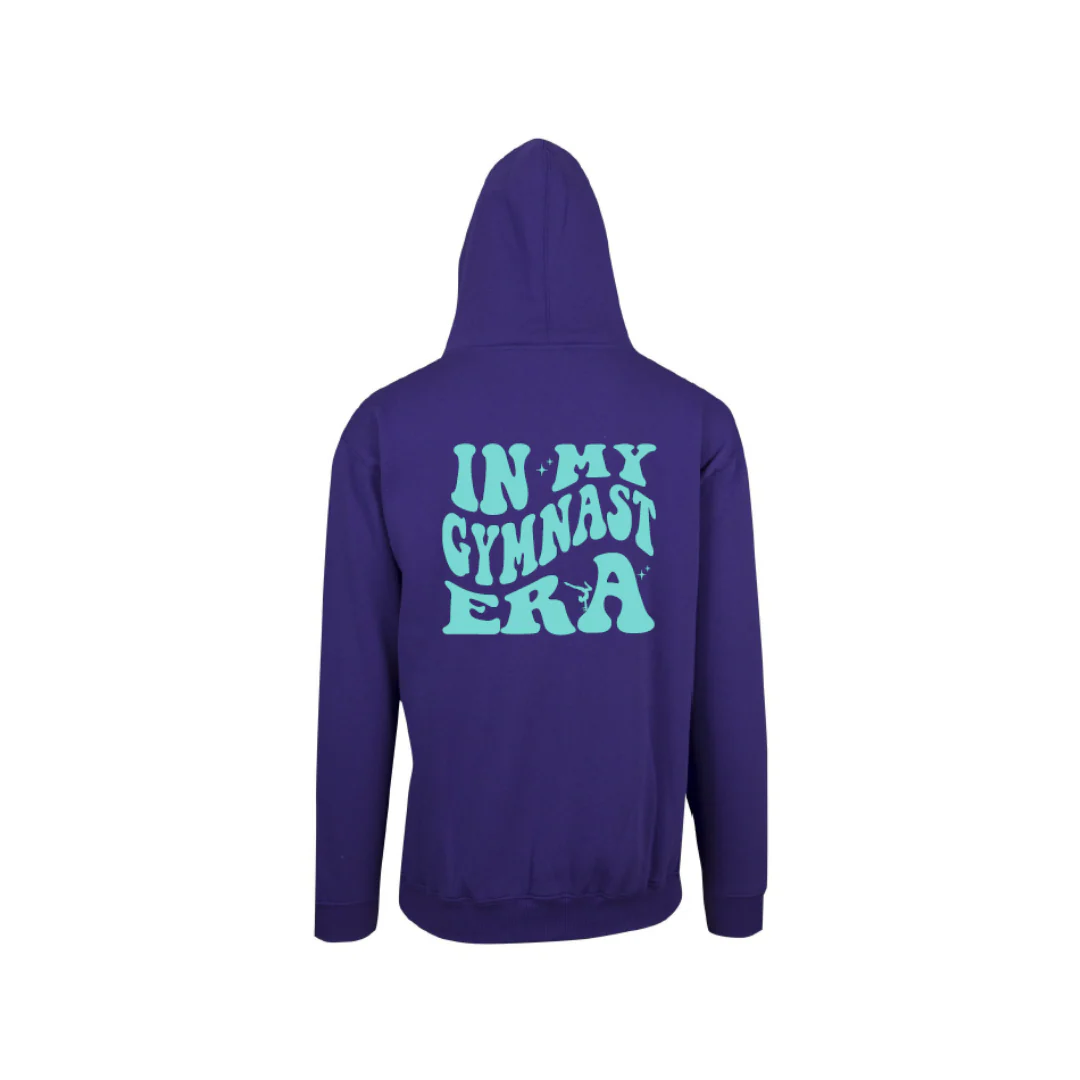 Gymnastics Future League | PRE-ORDER | Purple Ladies & Juniors Hoodie - Image 2