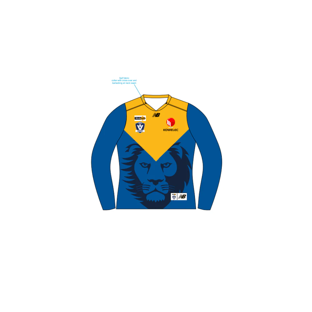 Harcourt Lions FNC | PRE-ORDER | NB LS Football Guernsey - Image 2