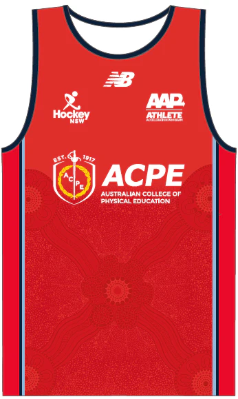 Hockey NSW - AAP | PRE-ORDER | Mens Playing Reversible Singlet - Image 3