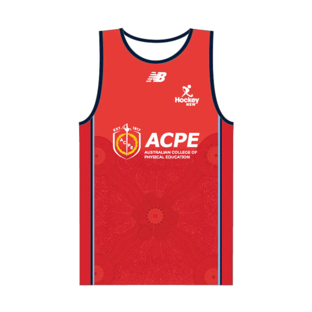 Hockey NSW - Futures | PRE-ORDER | Singlet Unisex Red