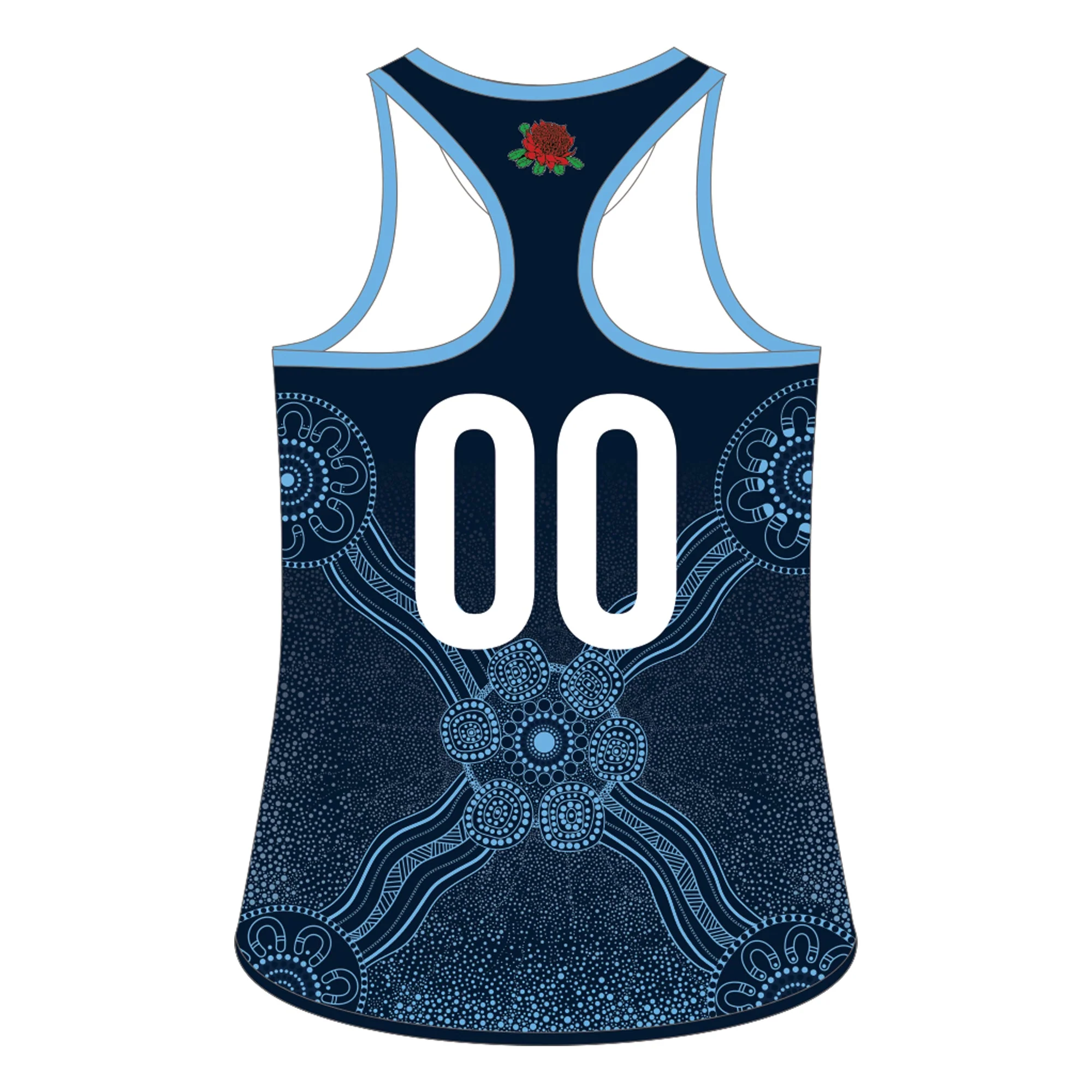 Hockey NSW State | PRE-ORDER | New Balance Playing Singlet Navy - Women - Image 2