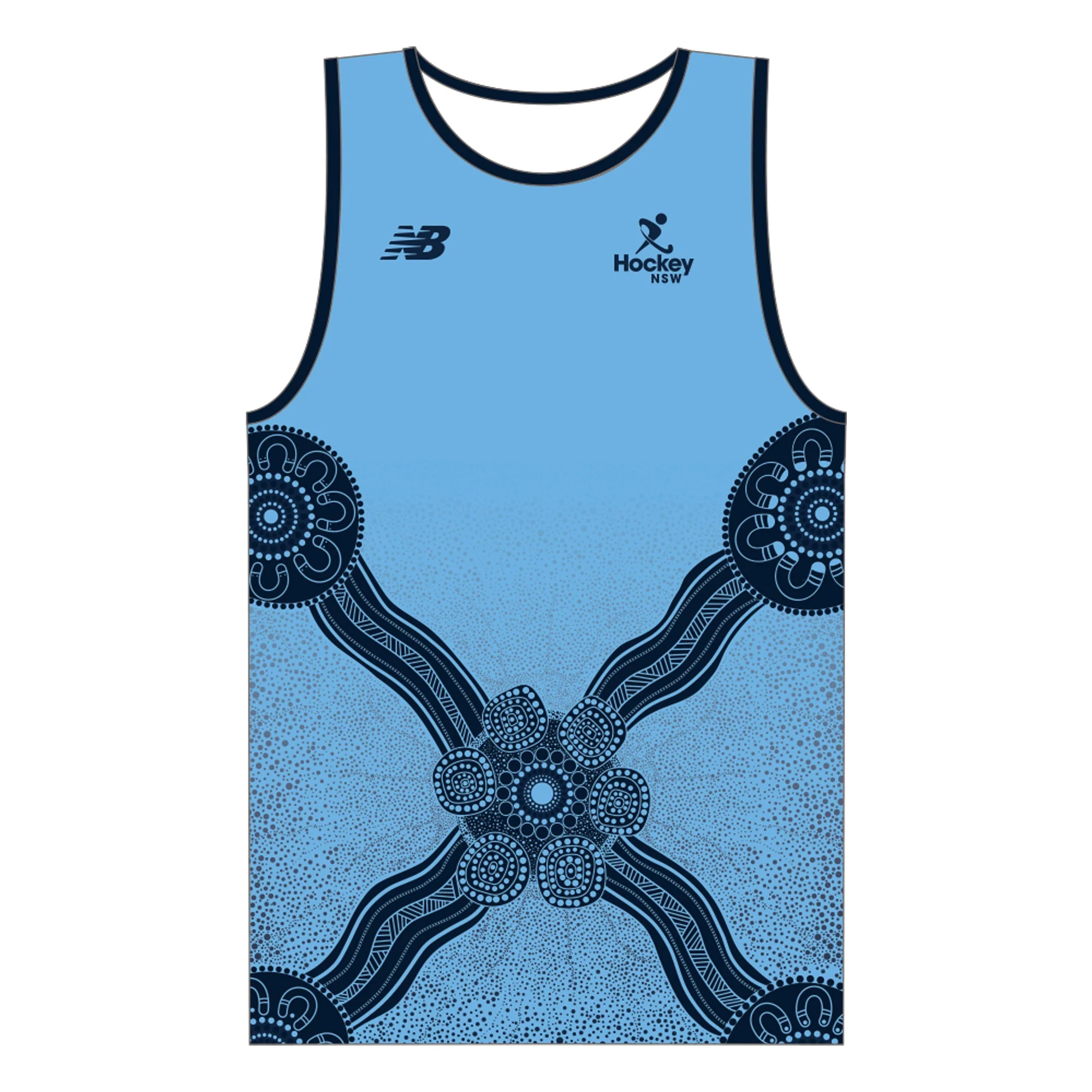 Hockey NSW State | PRE-ORDER | New Balance Playing Singlet Sky - Unisex