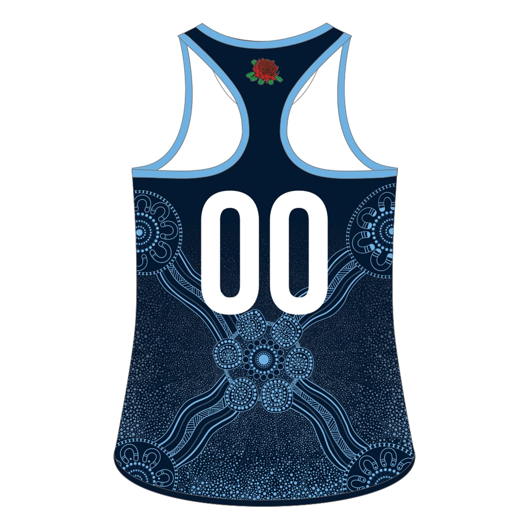 Hockey NSW U14s | PRE-ORDER | New Balance Playing Singlet Navy - Womens - Image 2