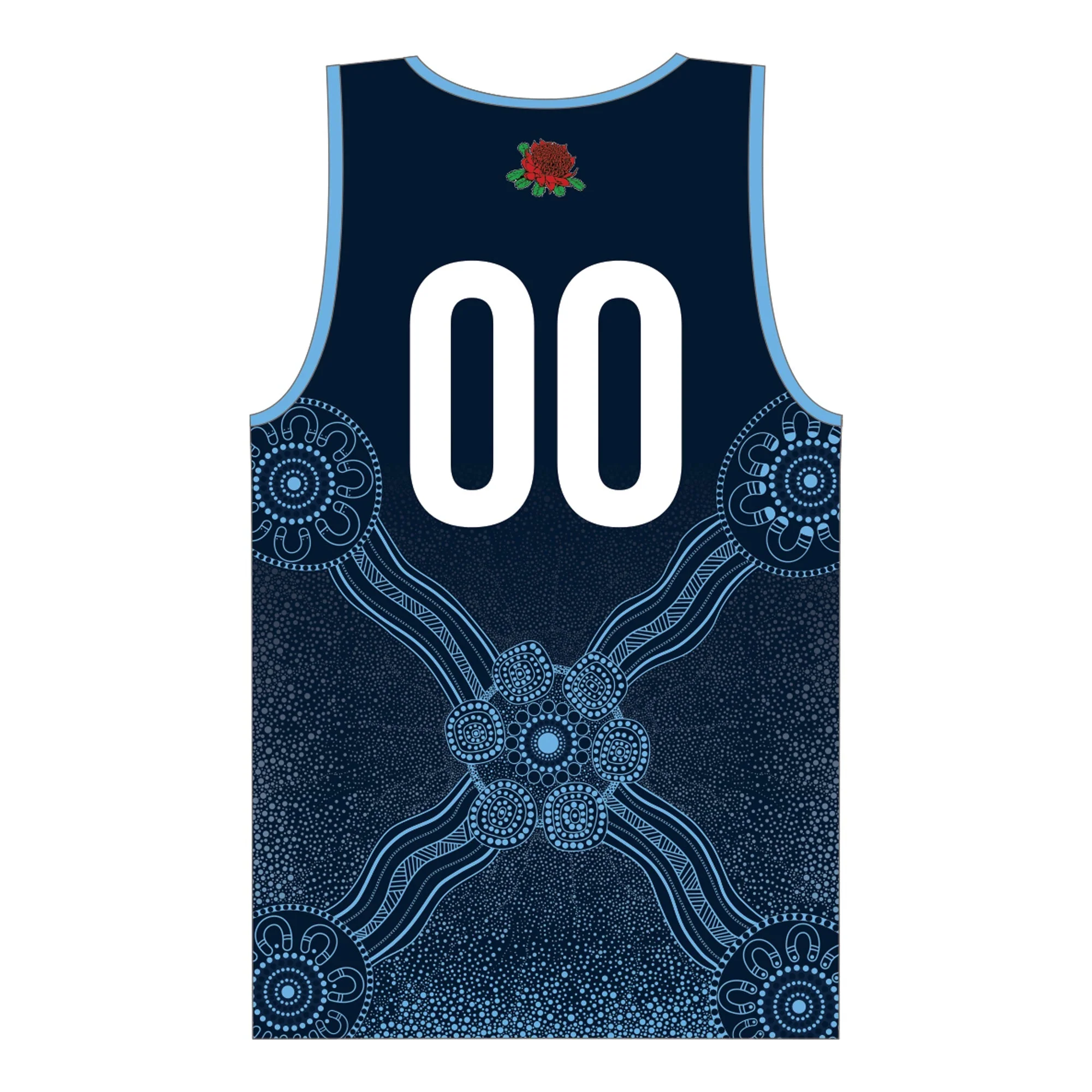 Hockey NSW Women's Masters | PRE-ORDER | New Balance Playing Singlet Navy - Unisex - Image 2