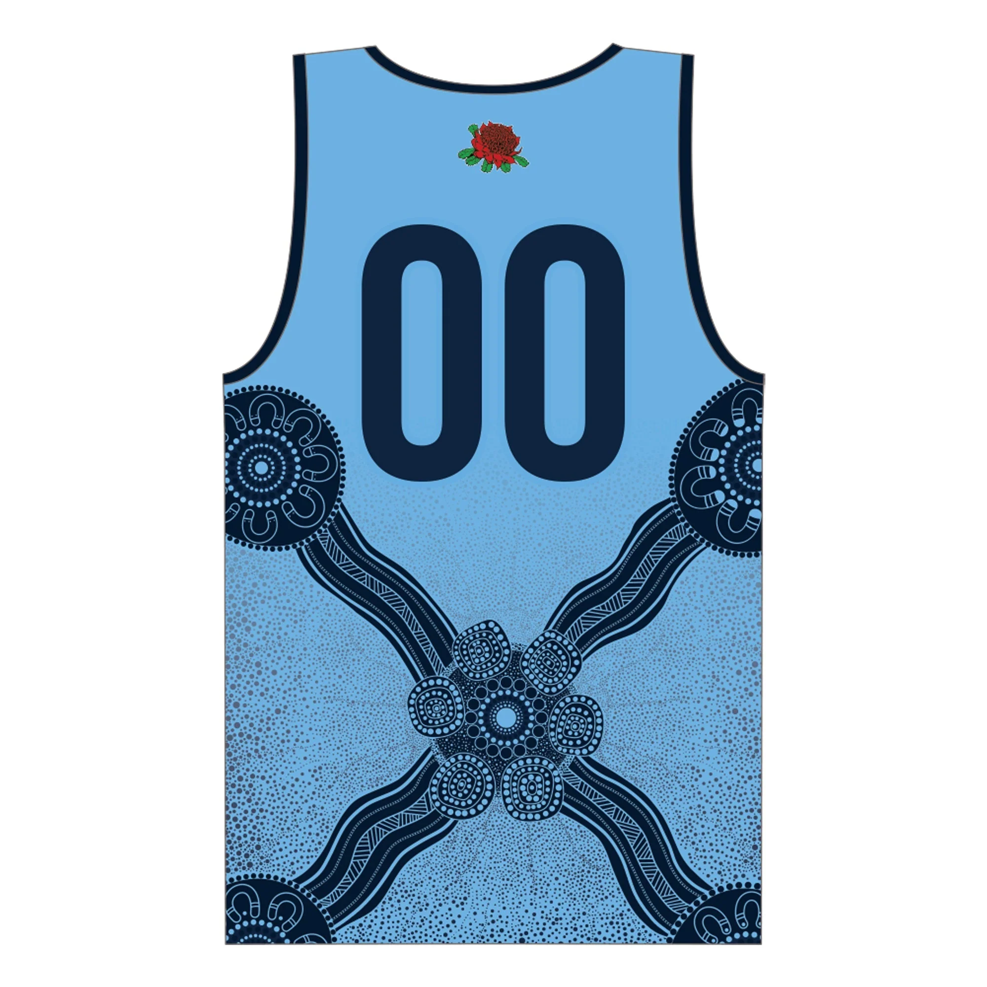 Hockey NSW Women's Masters | PRE-ORDER | New Balance Playing Singlet Sky - Unisex - Image 2