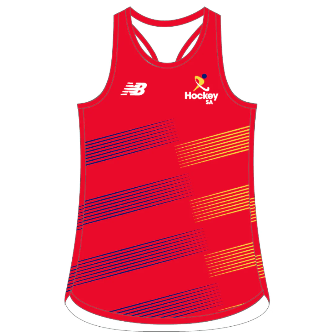 Hockey SA | PRE-ORDER | Ladies Playing Singlet Red