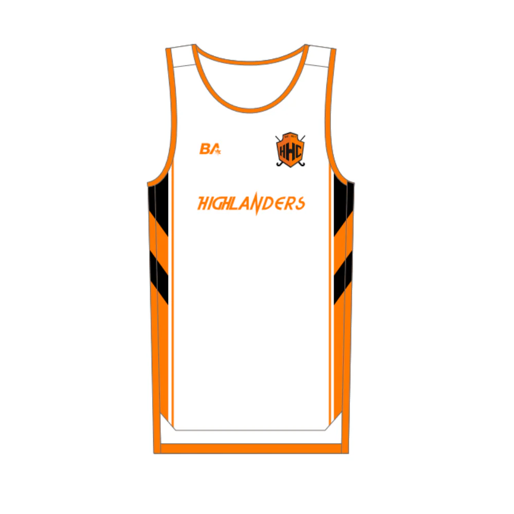 Hume Hockey Club | PRE-ORDER| Unisex Elite Singlet - White