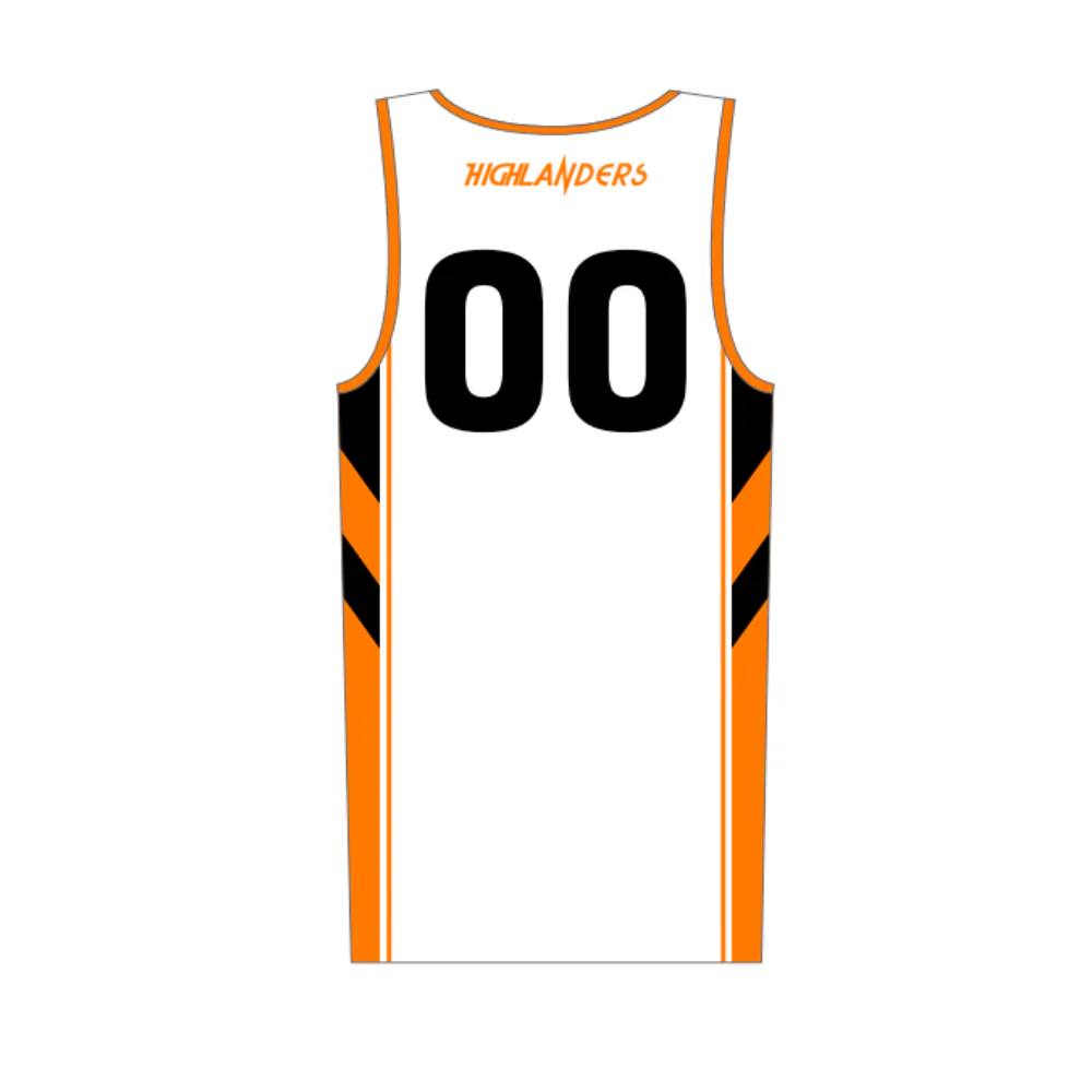 Hume Hockey Club | PRE-ORDER| Unisex Elite Singlet - White - Image 2