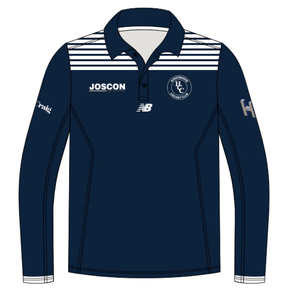 Hurstbridge Cricket Club | PRE-ORDER | NB Unisex Polo - One Day - Long Sleeve