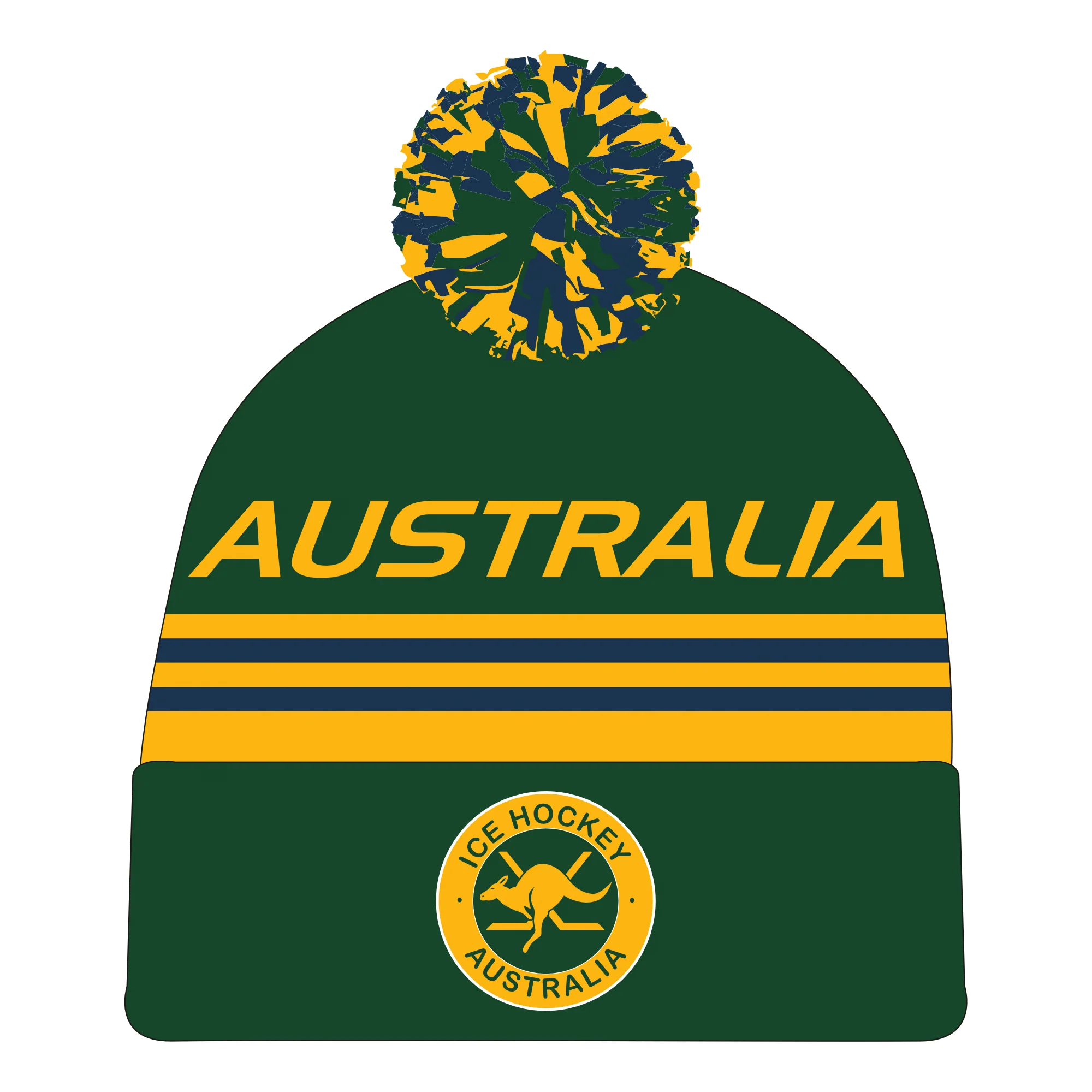 Ice Hockey AUS | PRE-ORDER | Pom-Pom Beanie