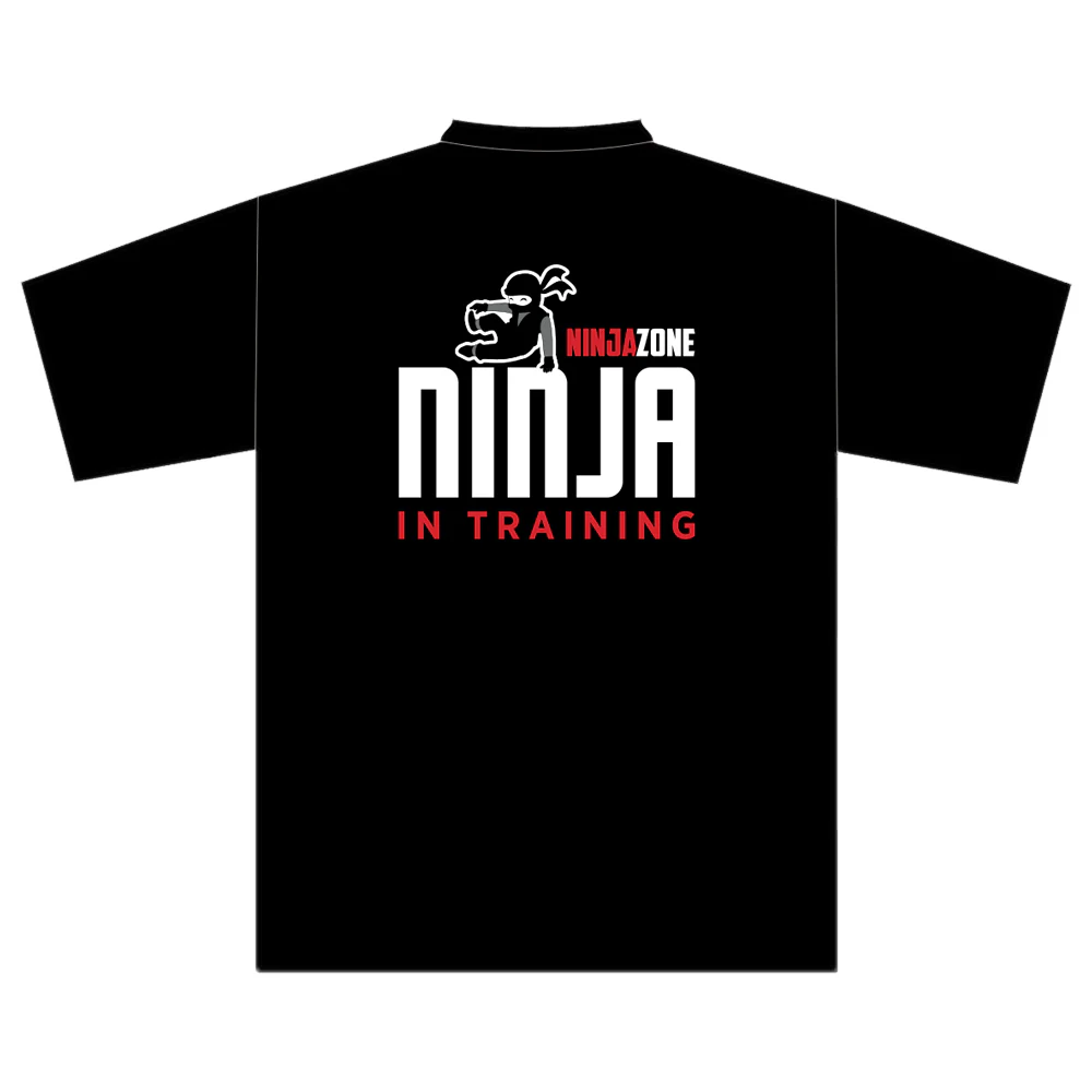 JETS Gymnastics | NINJA Regular T-Shirt - Youth - Black - Image 2
