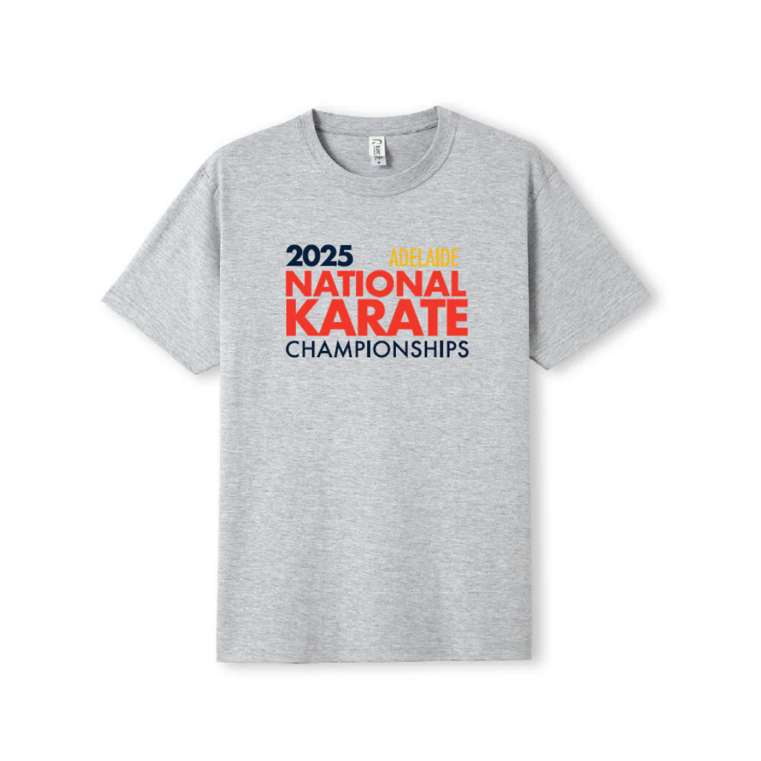 Karate SA | PRE-ORDER | National Championships Grey Marle T-Shirt