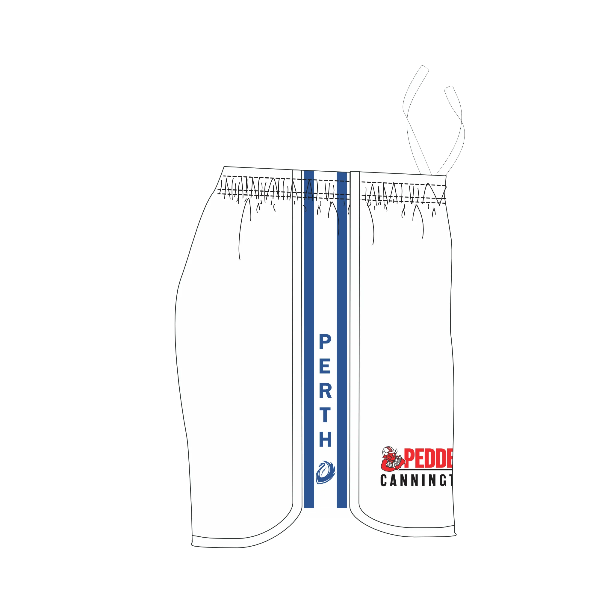 PFL25 Kelmscott FC | BA Womens Away Shorts - Image 4