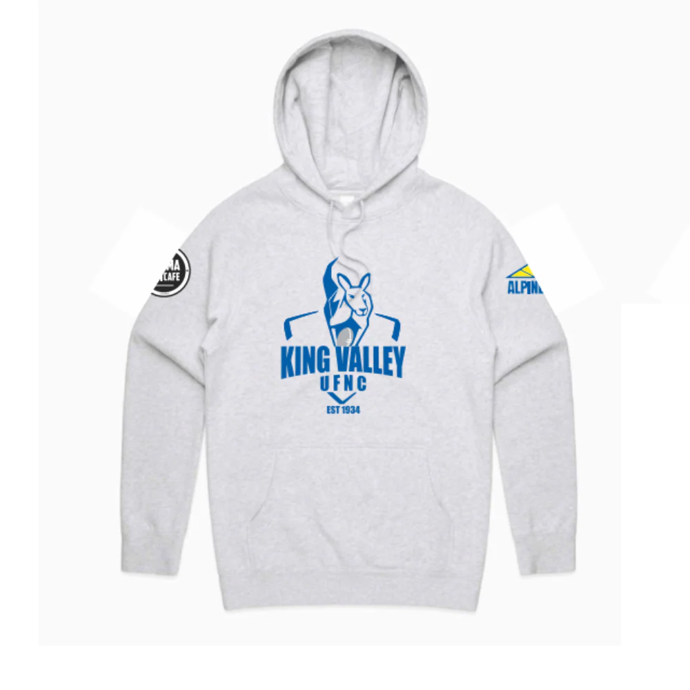 King Valley United FNC | PRE-ORDER| Unisex Grey Hoodie