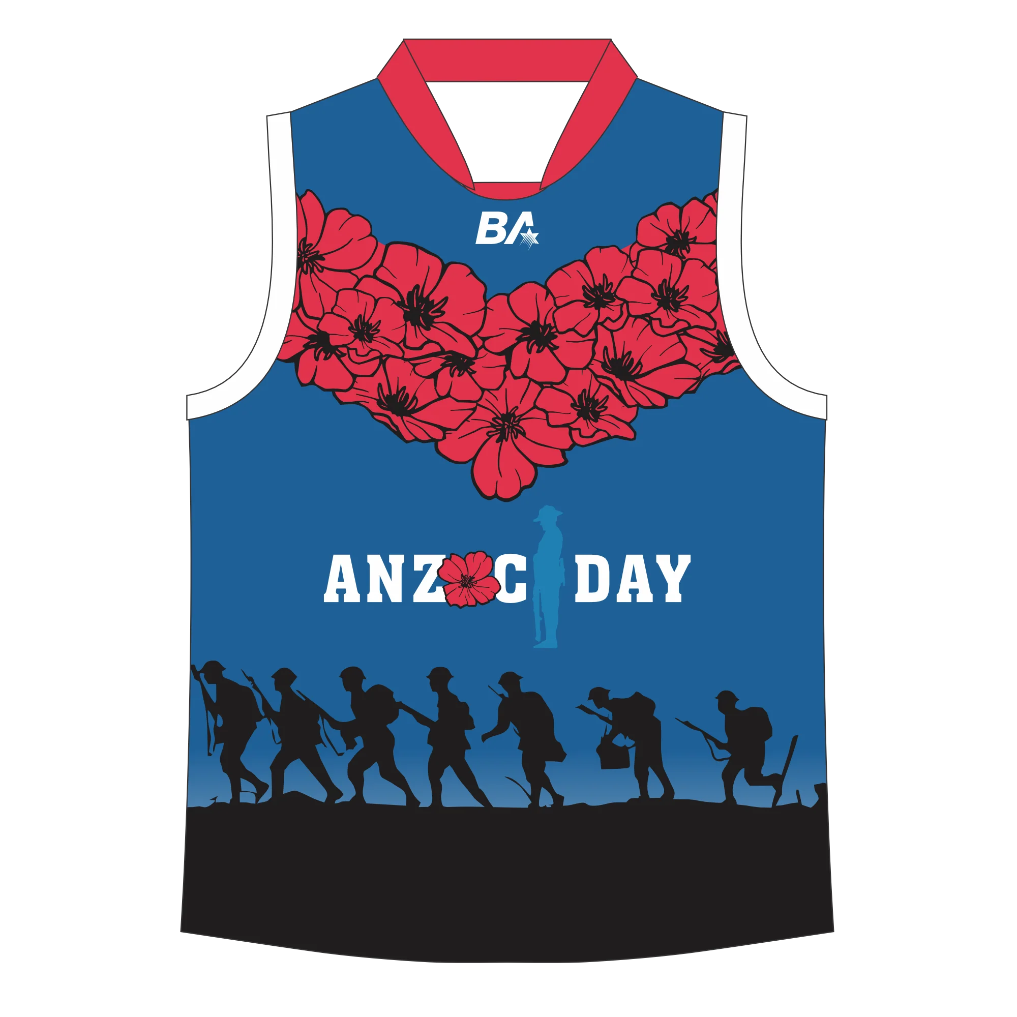 PFL25 Kwinana FC | BA Womens Club Anzac Guernsey LOCAL