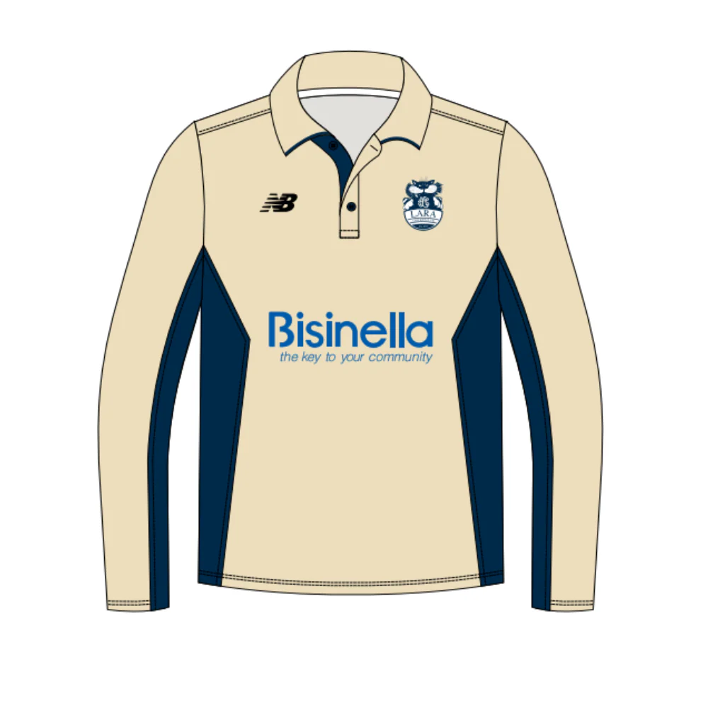 Lara CC | PRE-ORDER | NB Youth Cream Polo - Long Sleeve