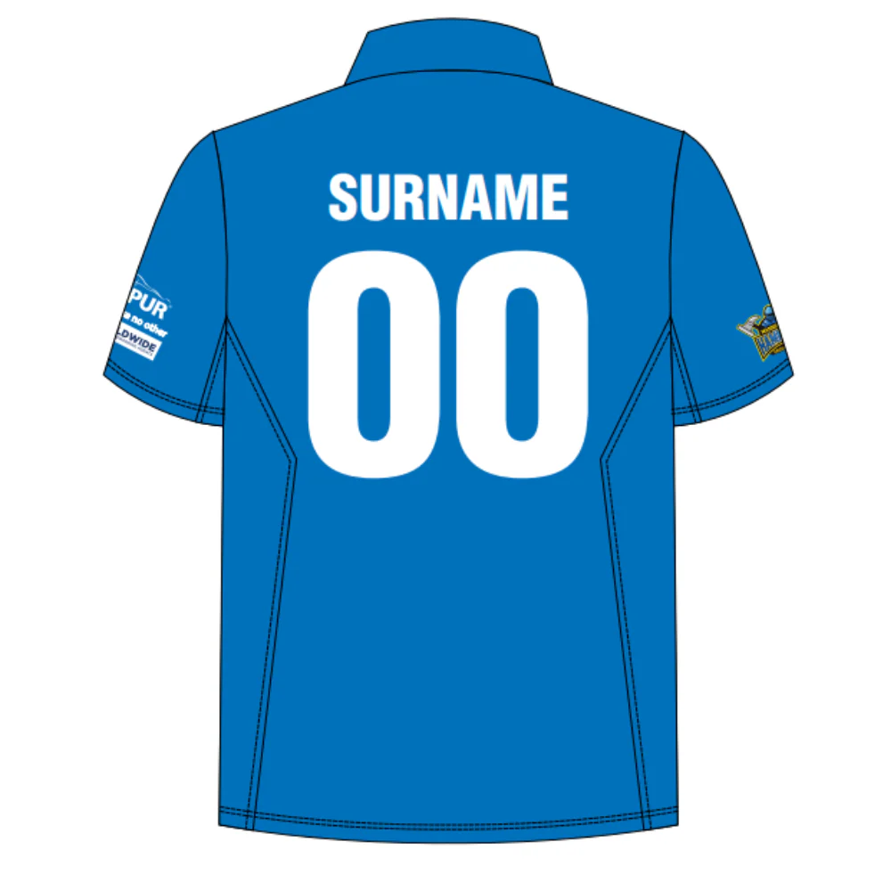 Manningham Cricket Club | PRE-ORDER | NB Unisex Blue Playing Polo - Short Sleeve - Image 2