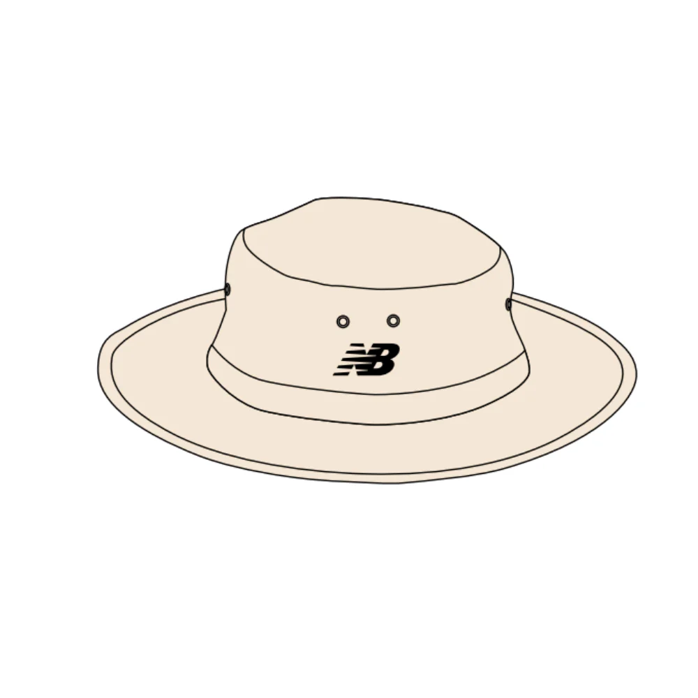 Manningham Cricket Club| PRE-ORDER | NB Wide Brim Hat - Cream - Image 2