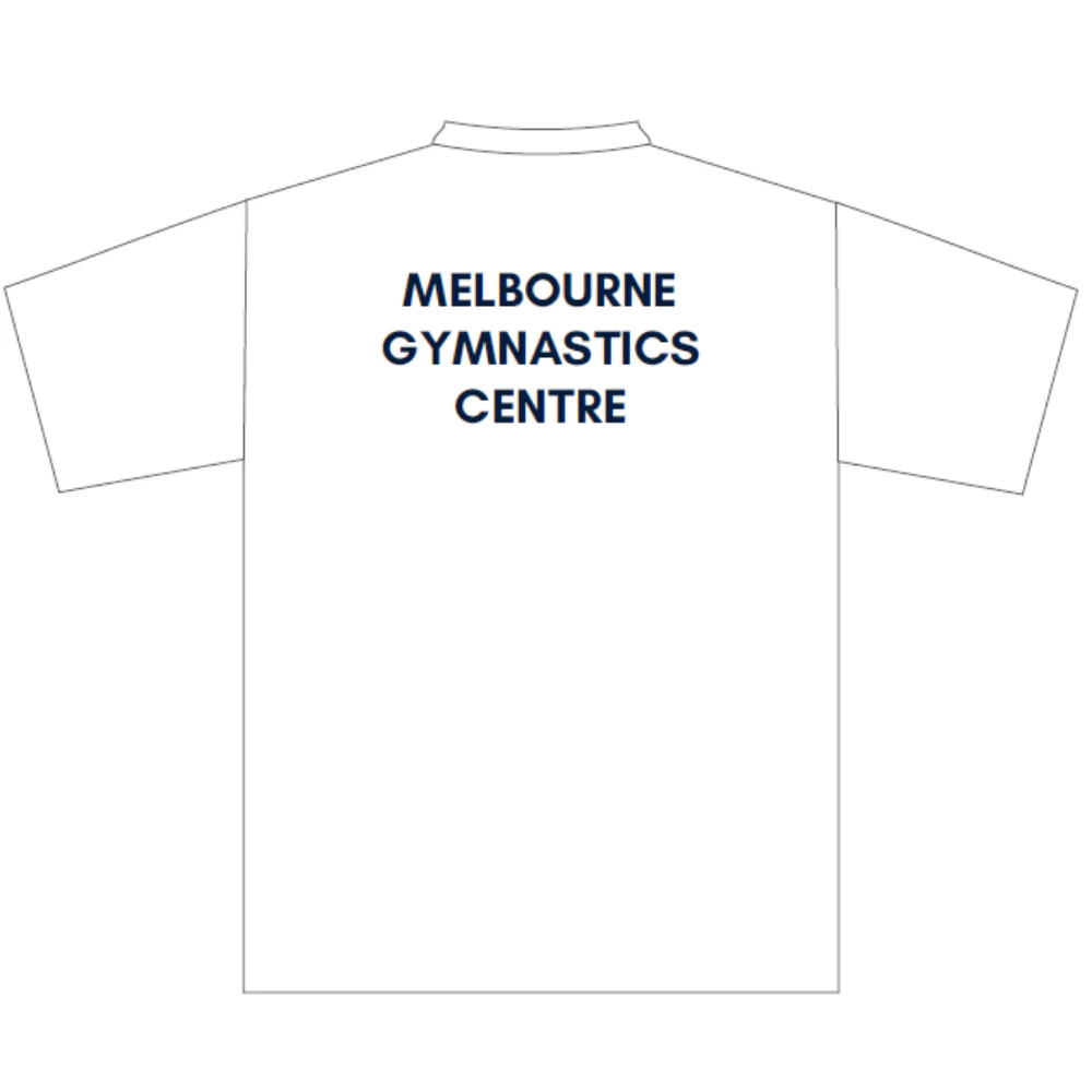 Melbourne Gymnastics Centre | Club-T Shirt - White - Image 2