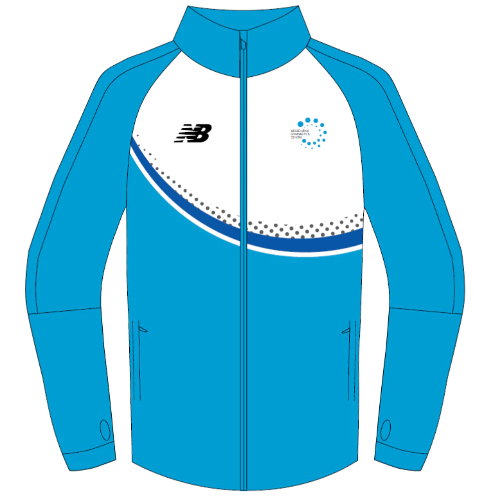 Melbourne Gymnastics Centre | Track Jacket- Sky Blue