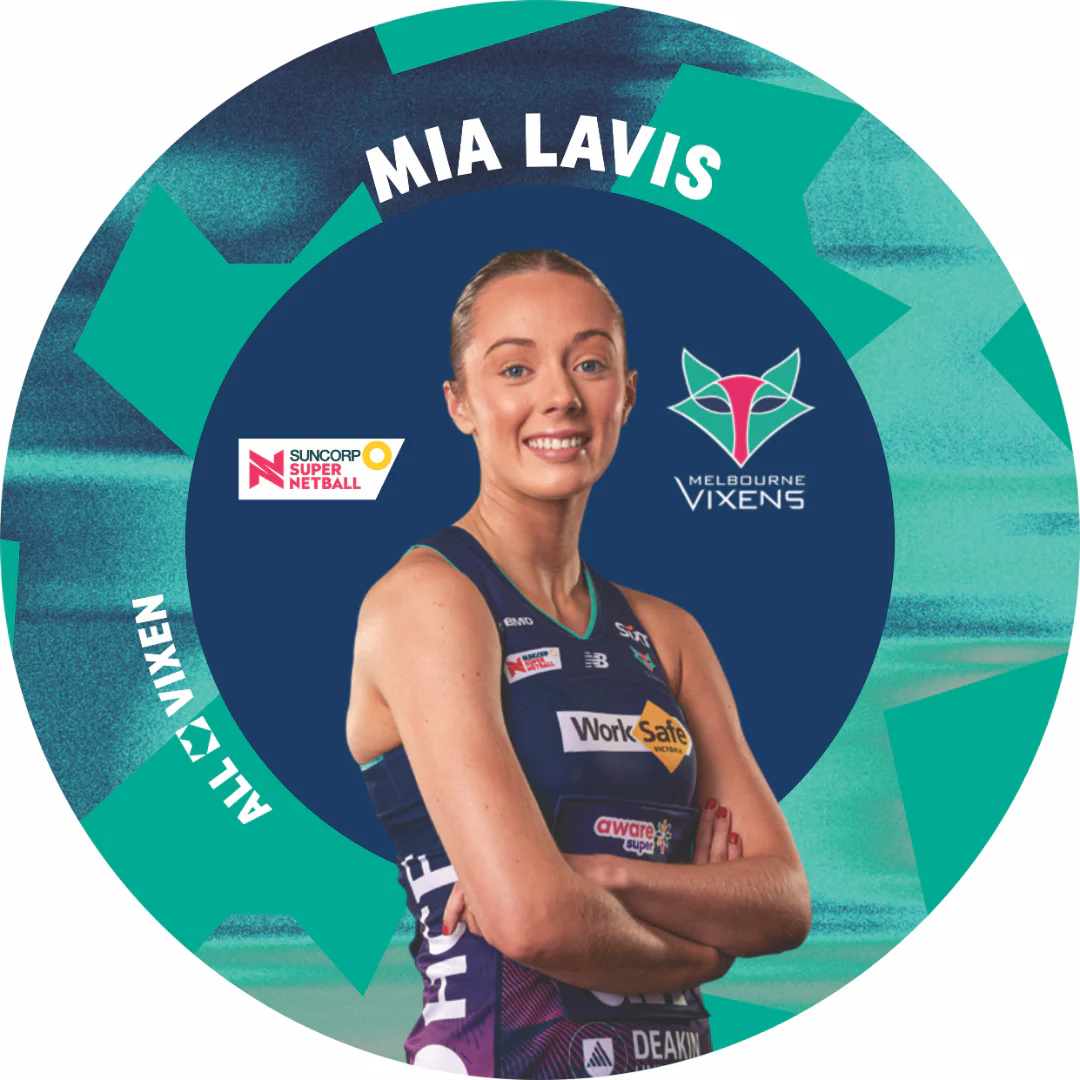 Melbourne Vixens | 2026 Player Badge - Image 20