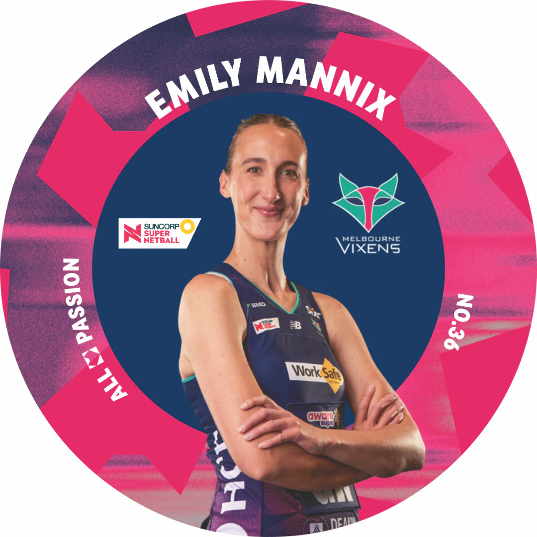 Melbourne Vixens | 2026 Player Badge - Image 3