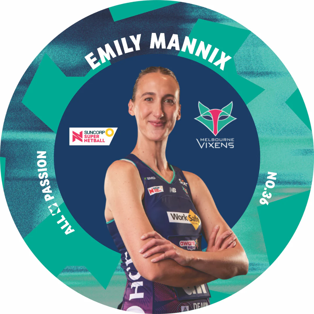 Melbourne Vixens | 2026 Player Badge - Image 4