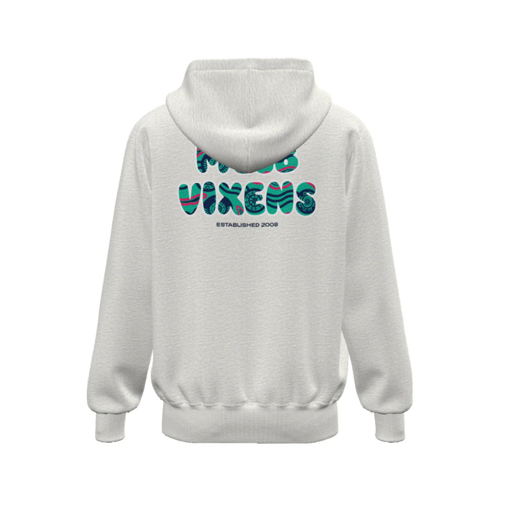 Melbourne Vixens | MV First Nations Hoodie Snow Marle - Image 2