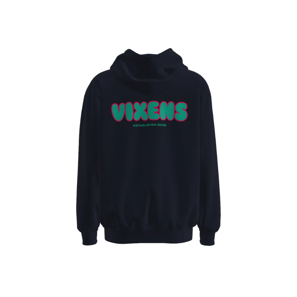 Melbourne Vixens | New Balance - MV Hoodie Puff Print Navy - Image 2