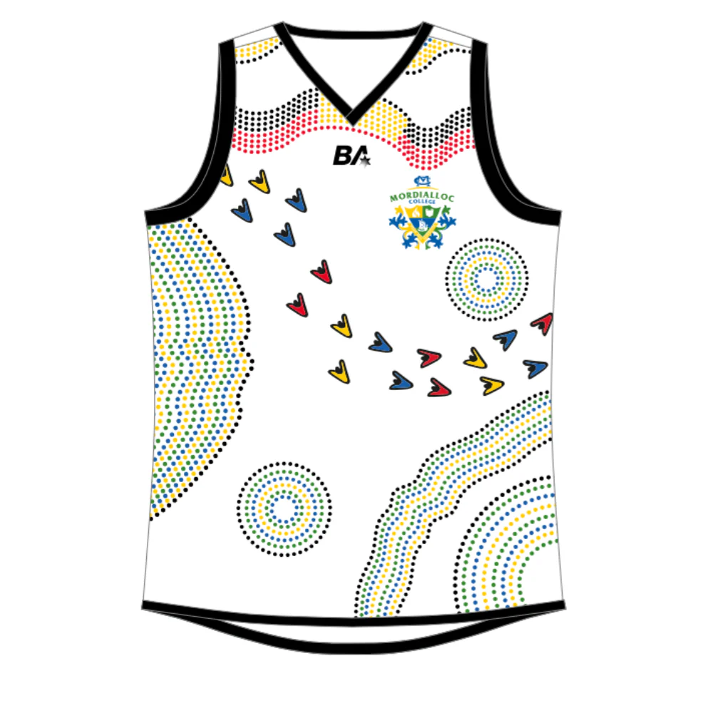Mordialloc College | PRE-ORDER | BA Unisex Reversible Football Guernsey - Image 3