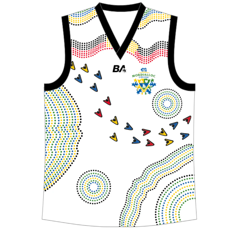 Mordialloc College | PRE-ORDER | BA Women's Reversible Football Guernsey - Image 3