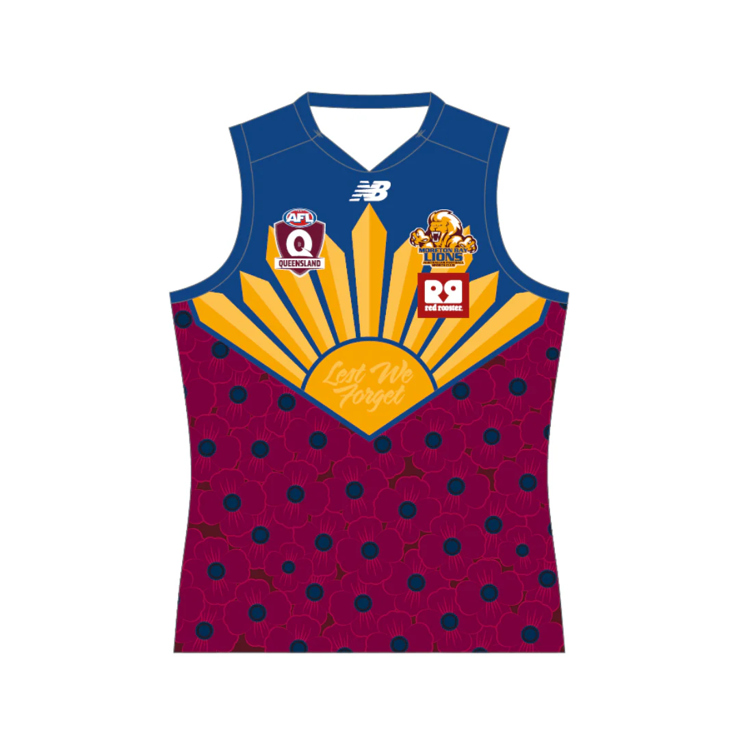 Moreton Bay Lions AFSC | PRE-ORDER | Men's Retail Jersey - ANZAC