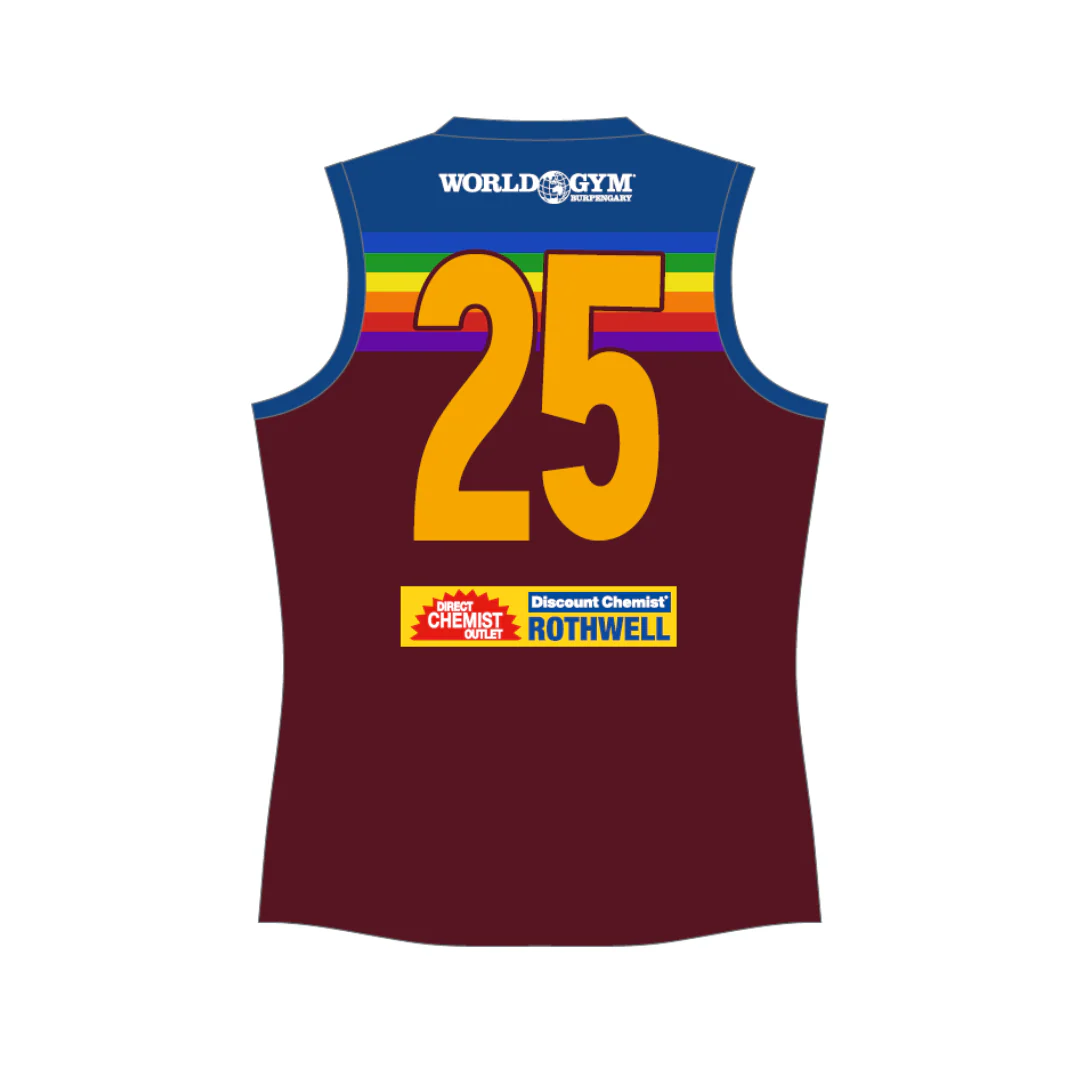 Moreton Bay Lions AFSC | PRE-ORDER | Ladies Retail Jersey - PRIDE - Image 2