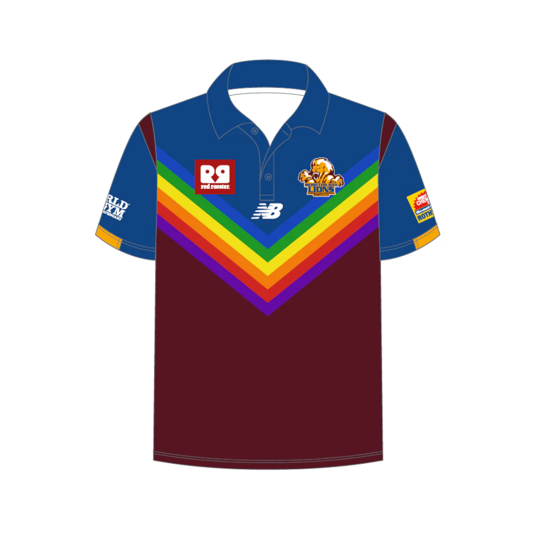 Moreton Bay Lions AFSC | PRE-ORDER | Ladies Retail Polo - PRIDE