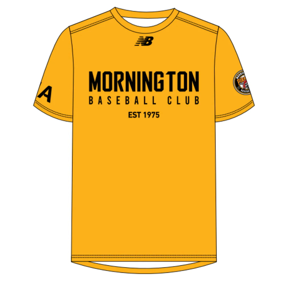 Mornington Baseball Club | PRE-ORDER | NB Unisex Tee - Yellow