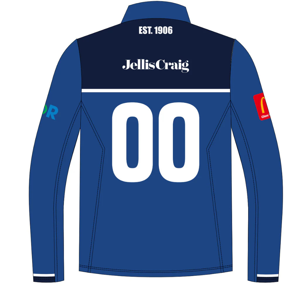 Mount Waverley CC | PRE-ORDER | NB Blue Unisex Polo - Long Sleeve - Image 2