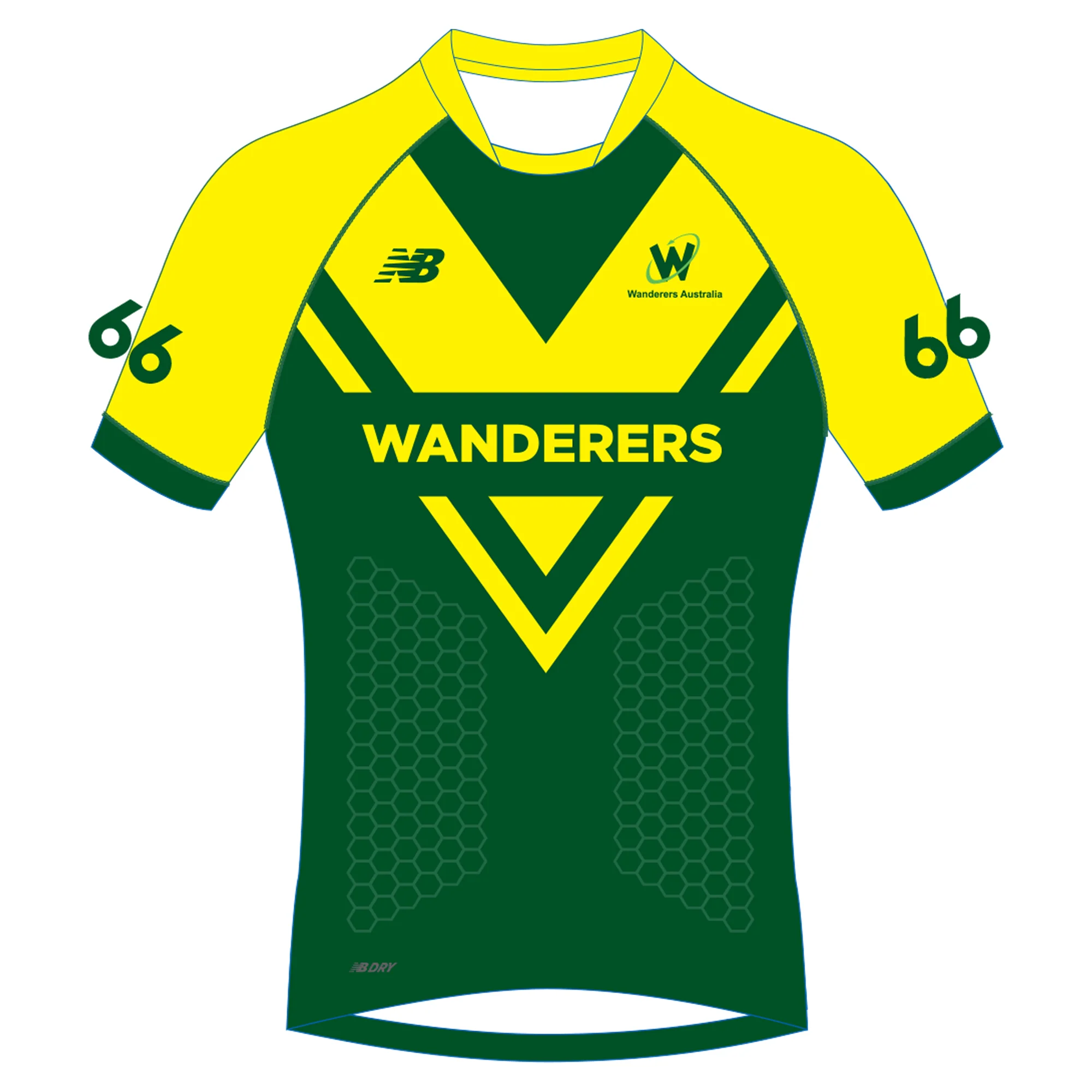 Wanderers AUS | PRE-ORDER | Rugby League | Players Jersey Green - Womens