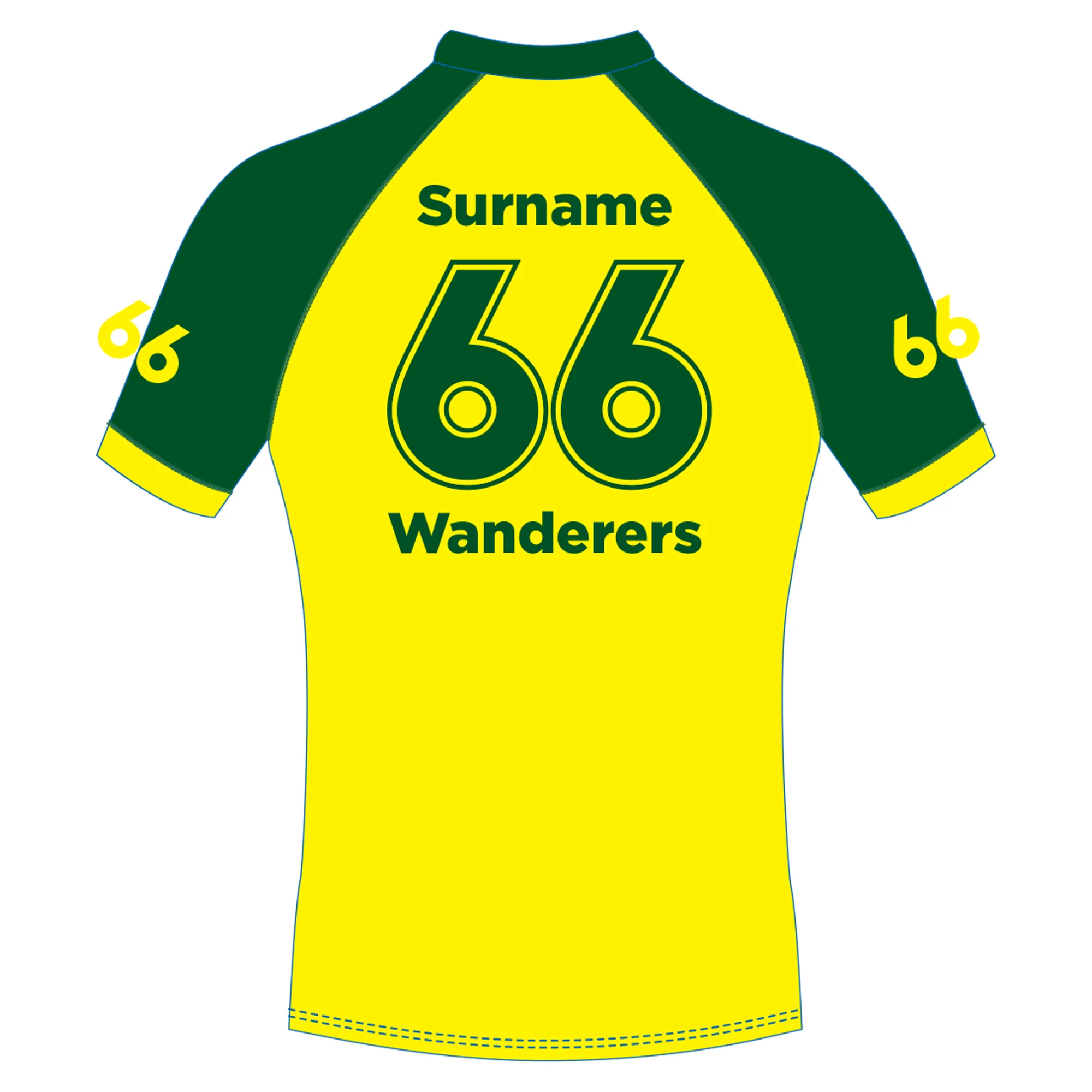 Wanderers AUS | PRE-ORDER | Rugby League | Players Jersey Yellow - Womens - Image 2