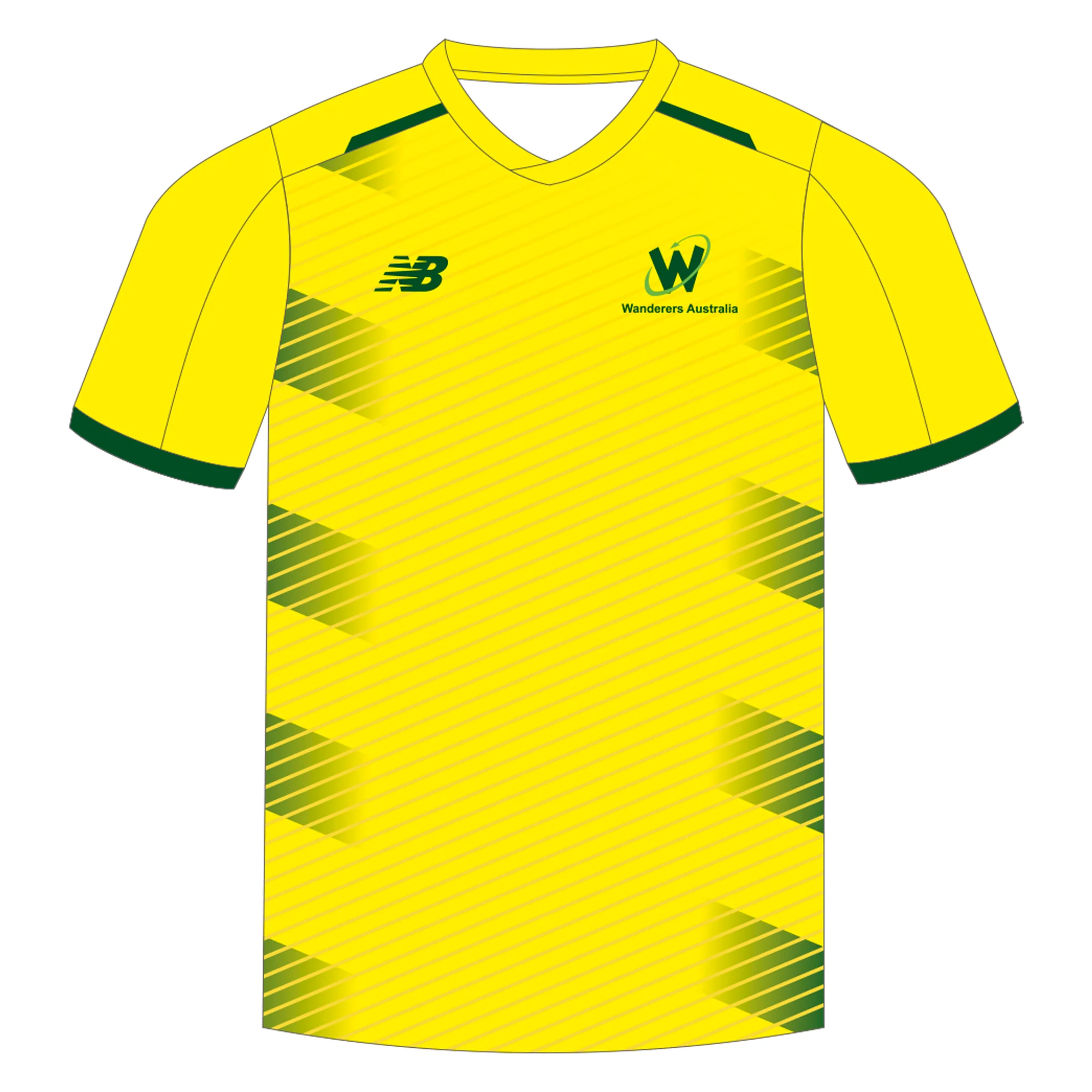 Wanderers AUS | PRE-ORDER | Soccer | New Balance Players Jersey Yellow - Unisex