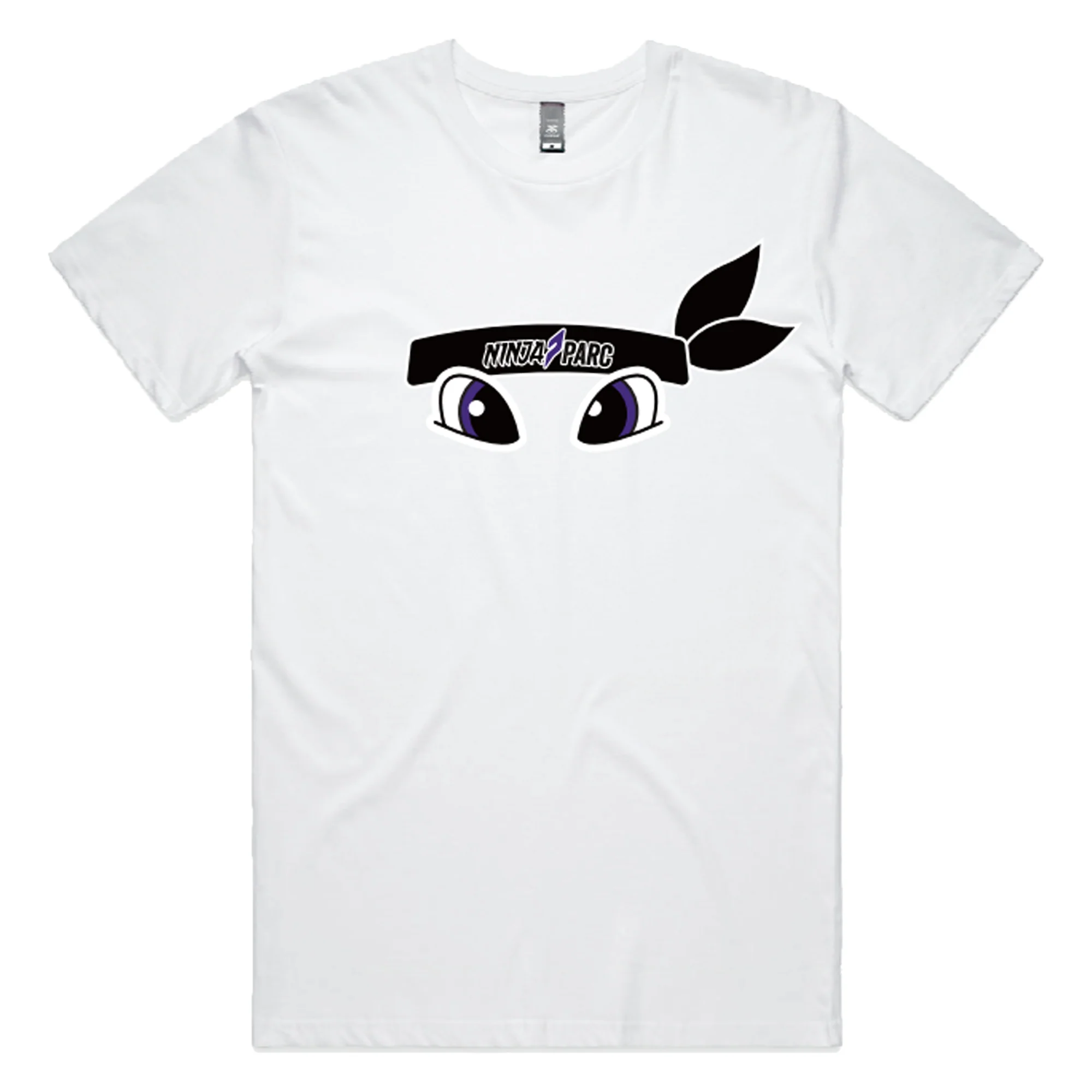 Ninja Parc | PRE-ORDER | Staple Tee - White Purple Headband