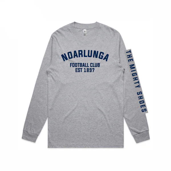 Noarlunga FC | PRE-ORDER | Tee - Long Sleeve - Grey - Unisex
