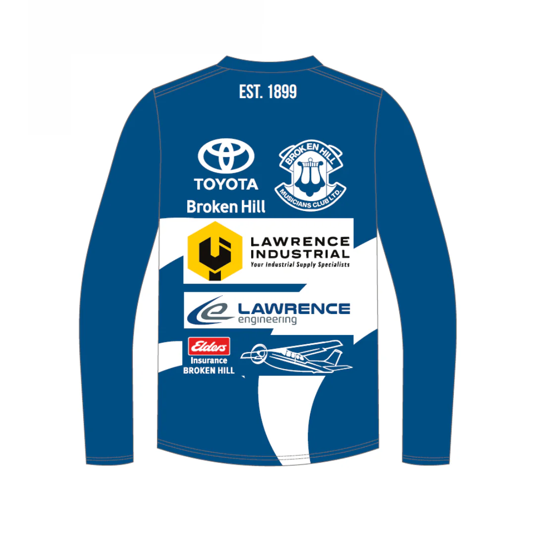 North Broken Hill FC | PRE-ORDER | Unisex Tee Long Sleeve - Image 2