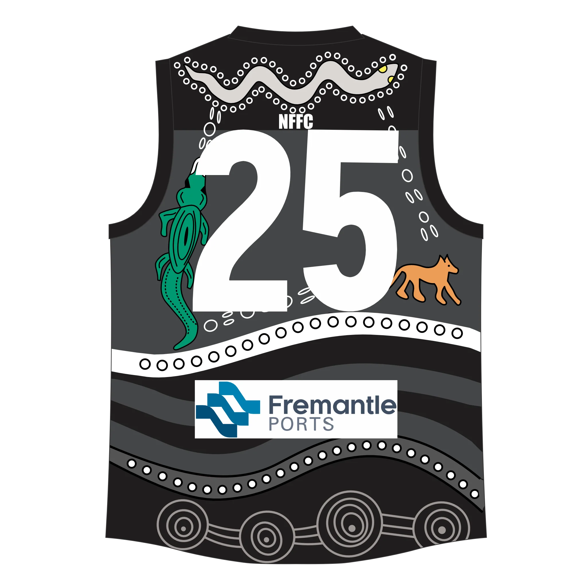 PFL23 North Fremantle FC | BA Womens Indigenous Guernsey Local - Image 2