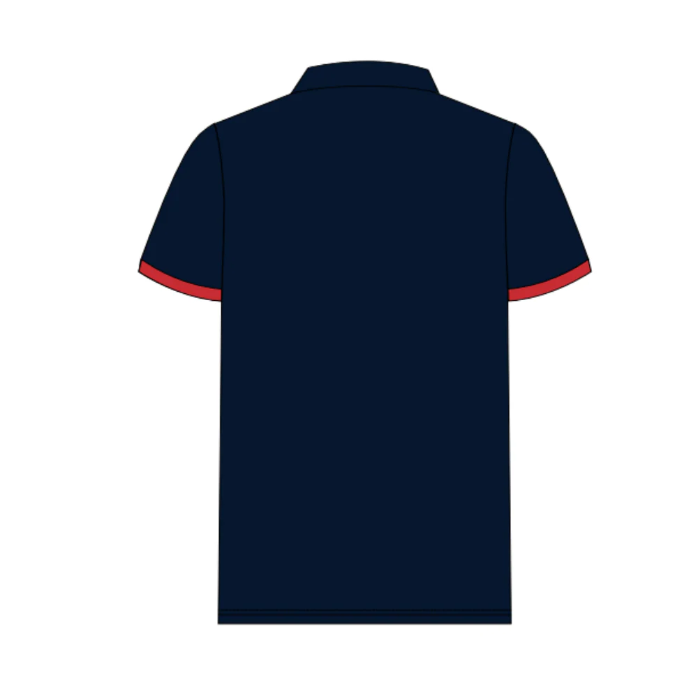 North Hobart CC | PRE-ORDER | NB Navy Club Polo - Unisex - Image 2